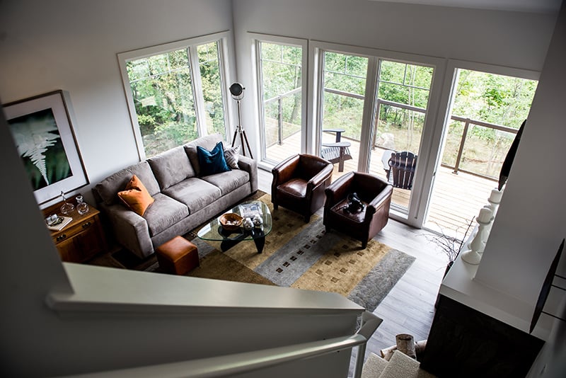Treetops Condos view from stairs