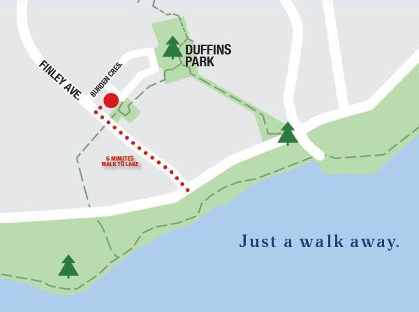 Map of Lakewalk Townhomes in Ajax