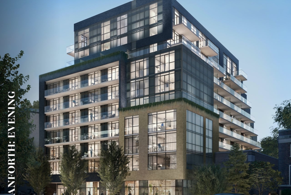 Rendering of Danny Danforth exterior evening