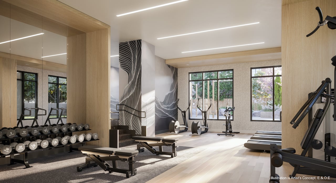 Rendering of Boulevard at the Thornhill fitness centre