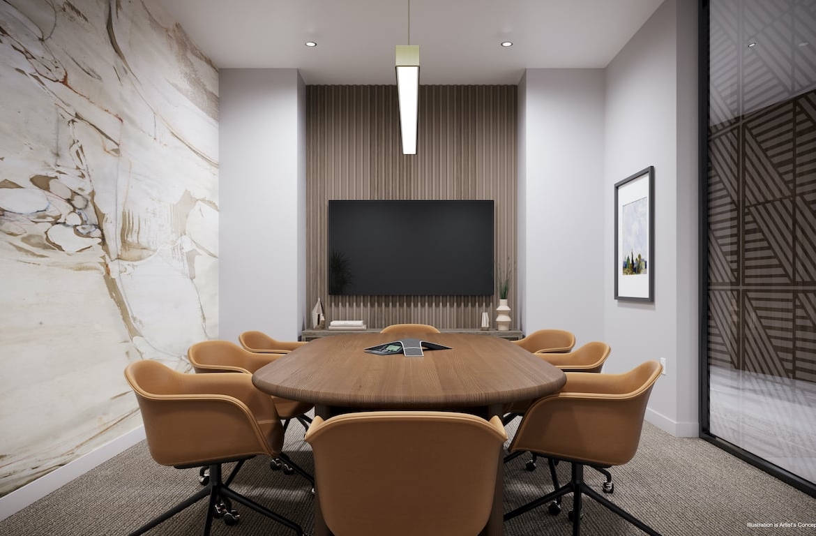 Rendering of Boulevard at the Thornhill meeting room