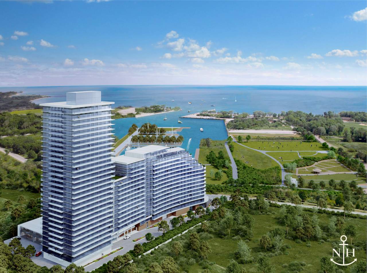 Rendering of Nahid Harbour aerial
