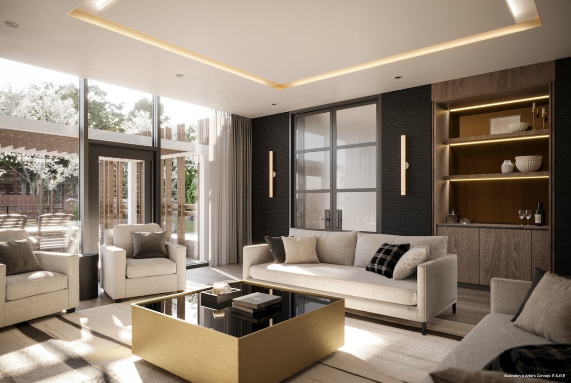 Rendering of Boulevard at the Thornhill quiet room