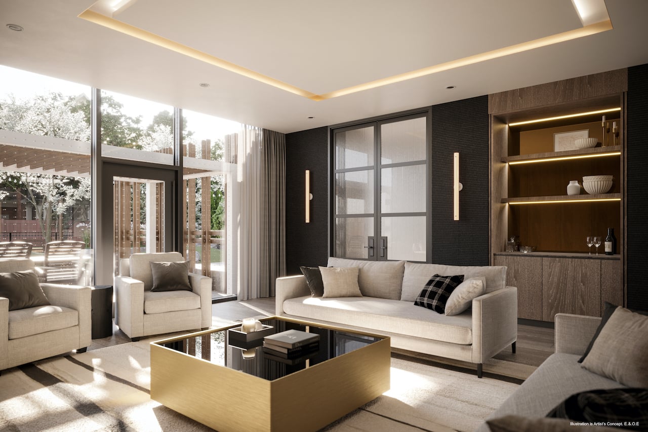 Rendering of Boulevard at the Thornhill quiet room