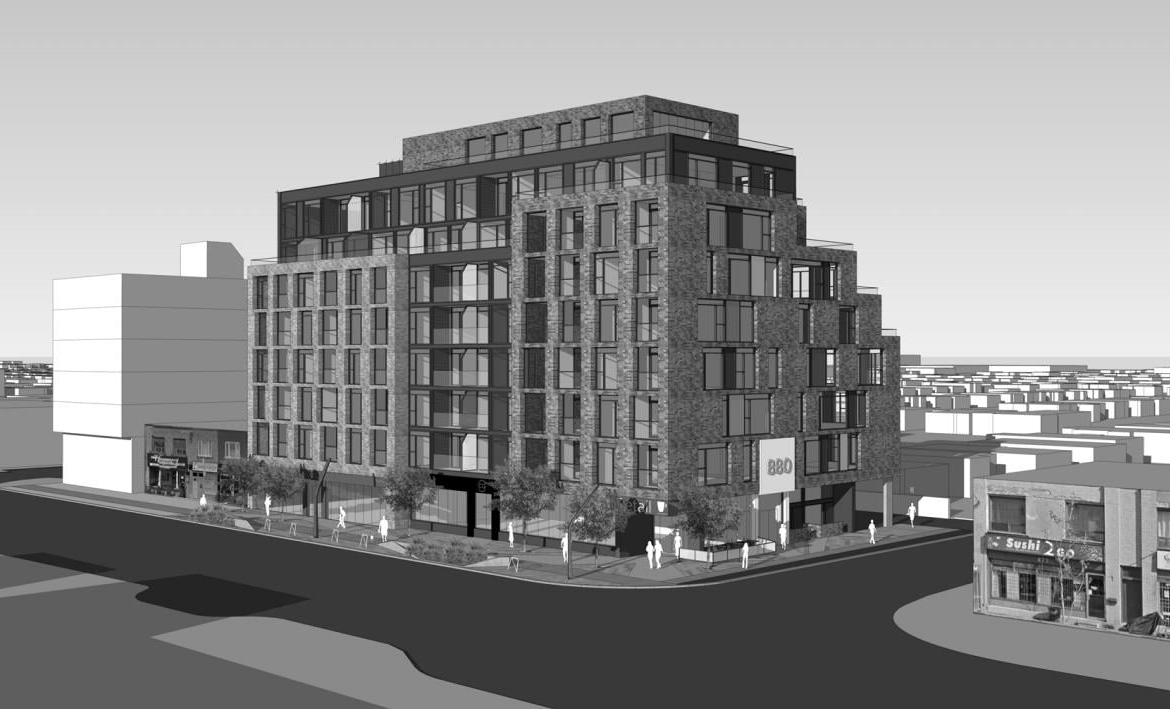 Exterior rendering of Kazmir Condos
