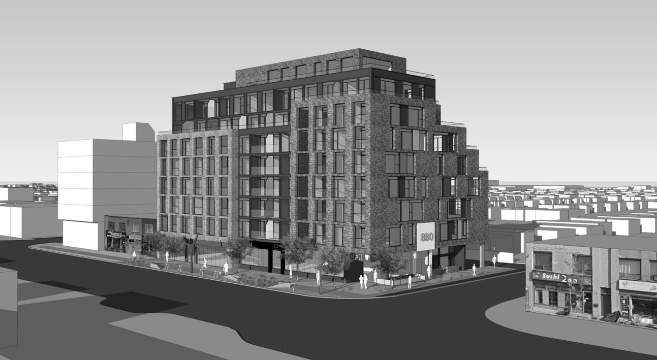 Exterior rendering of Kazmir Condos