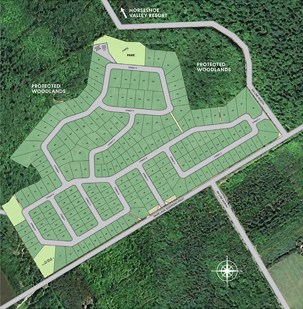 Eagles’ Rest Estates site plan