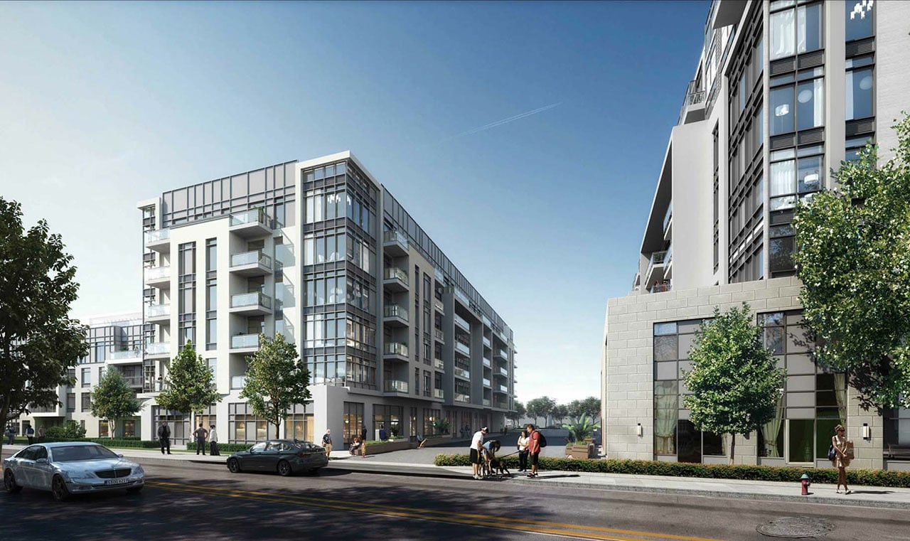 Rendering of 172 Finch West Condos streetscape