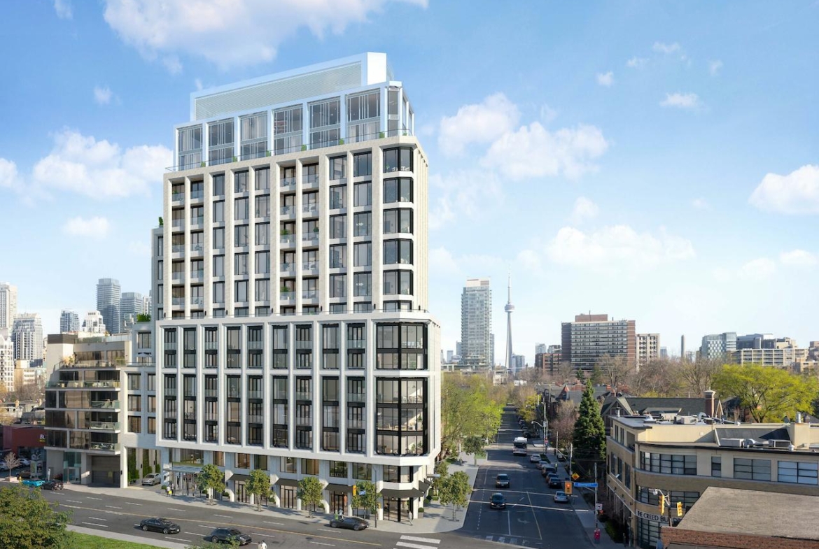Rendering of 287 Davenport Condos full view