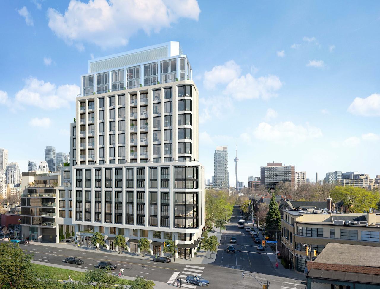 Rendering of 287 Davenport Condos full view