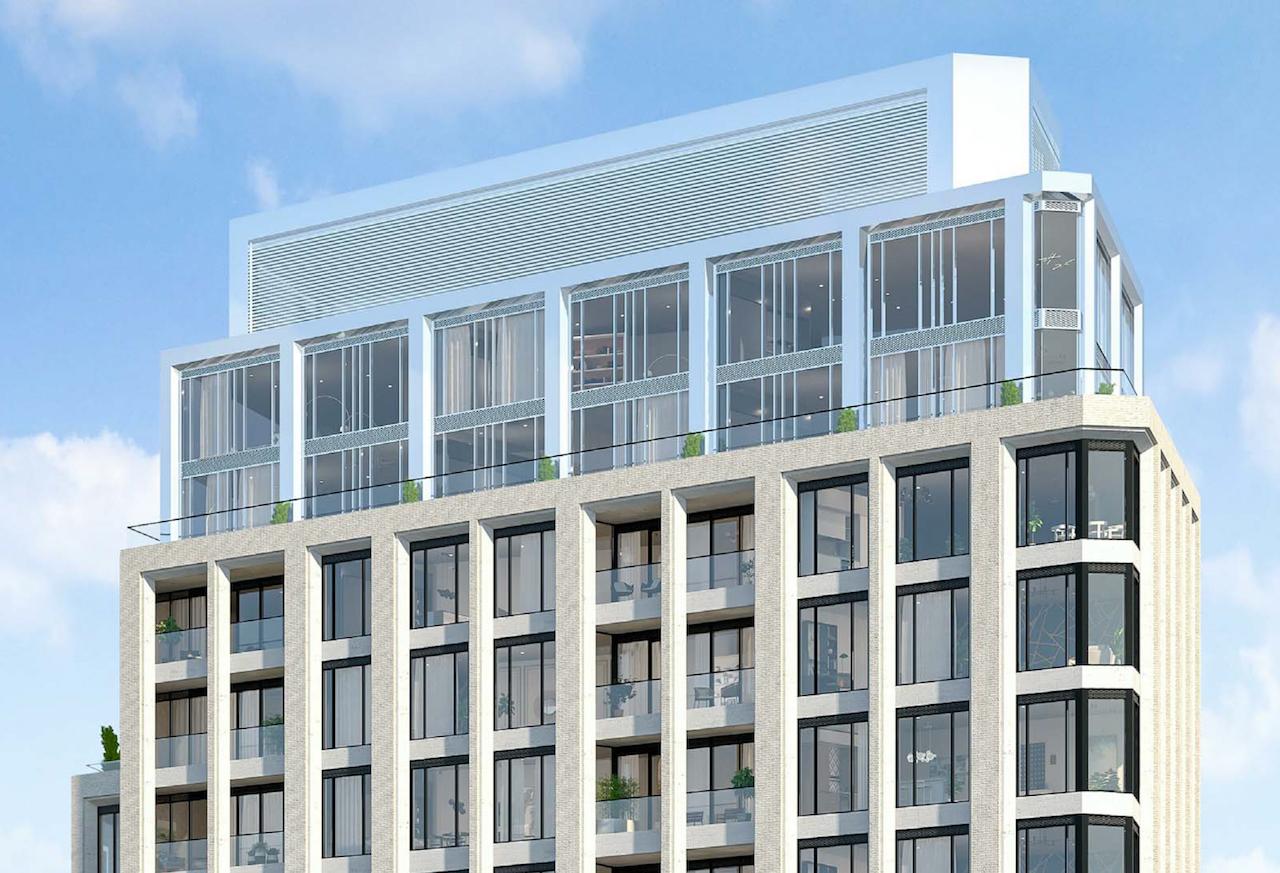 Rendering of 287 Davenport Condos exterior top half