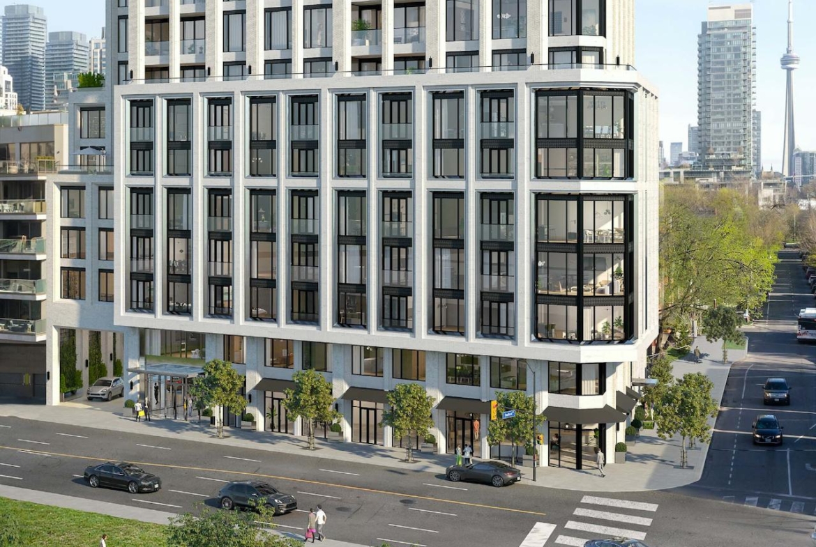Rendering of 287 Davenport Condos exterior bottom half