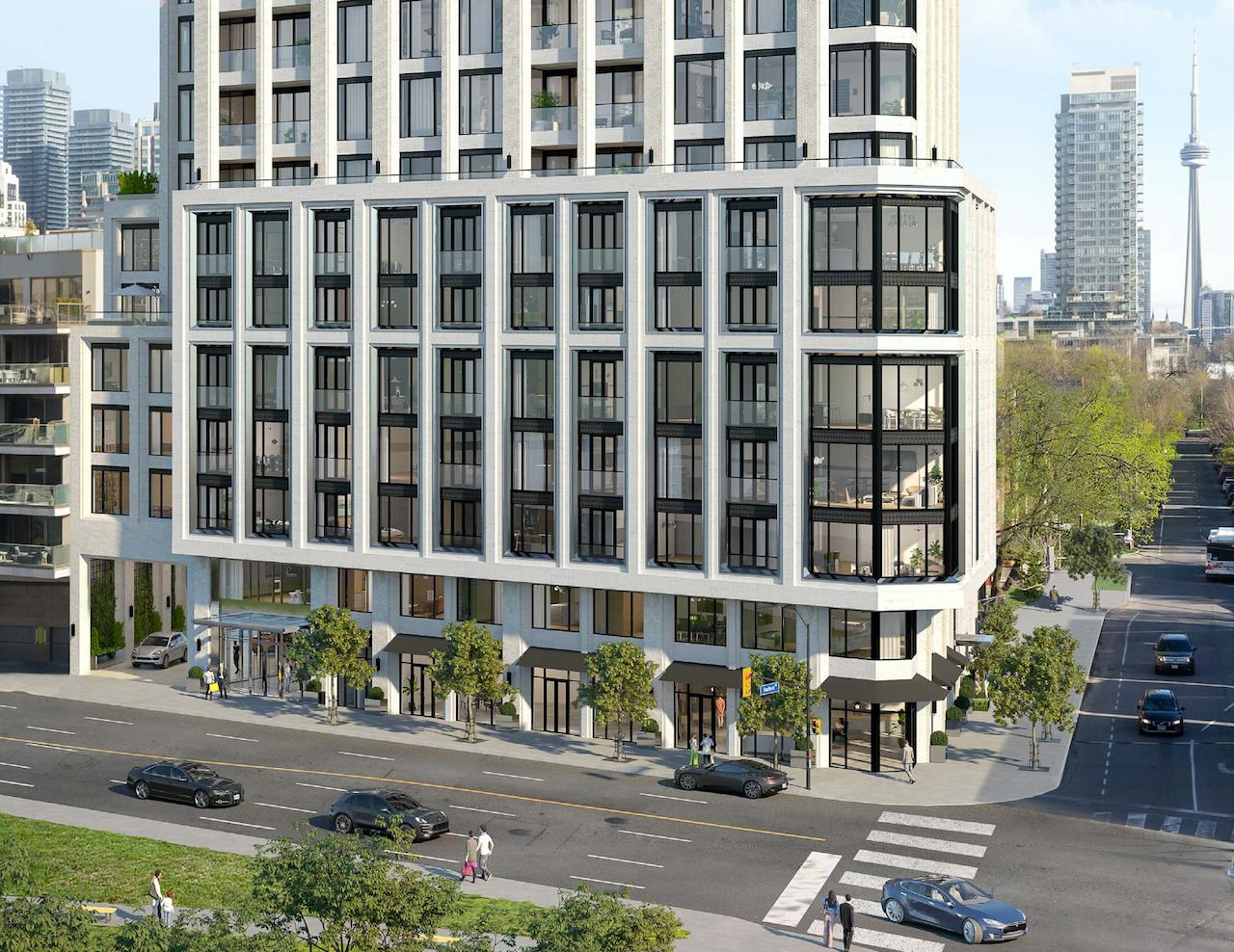 Rendering of 287 Davenport Condos exterior bottom half