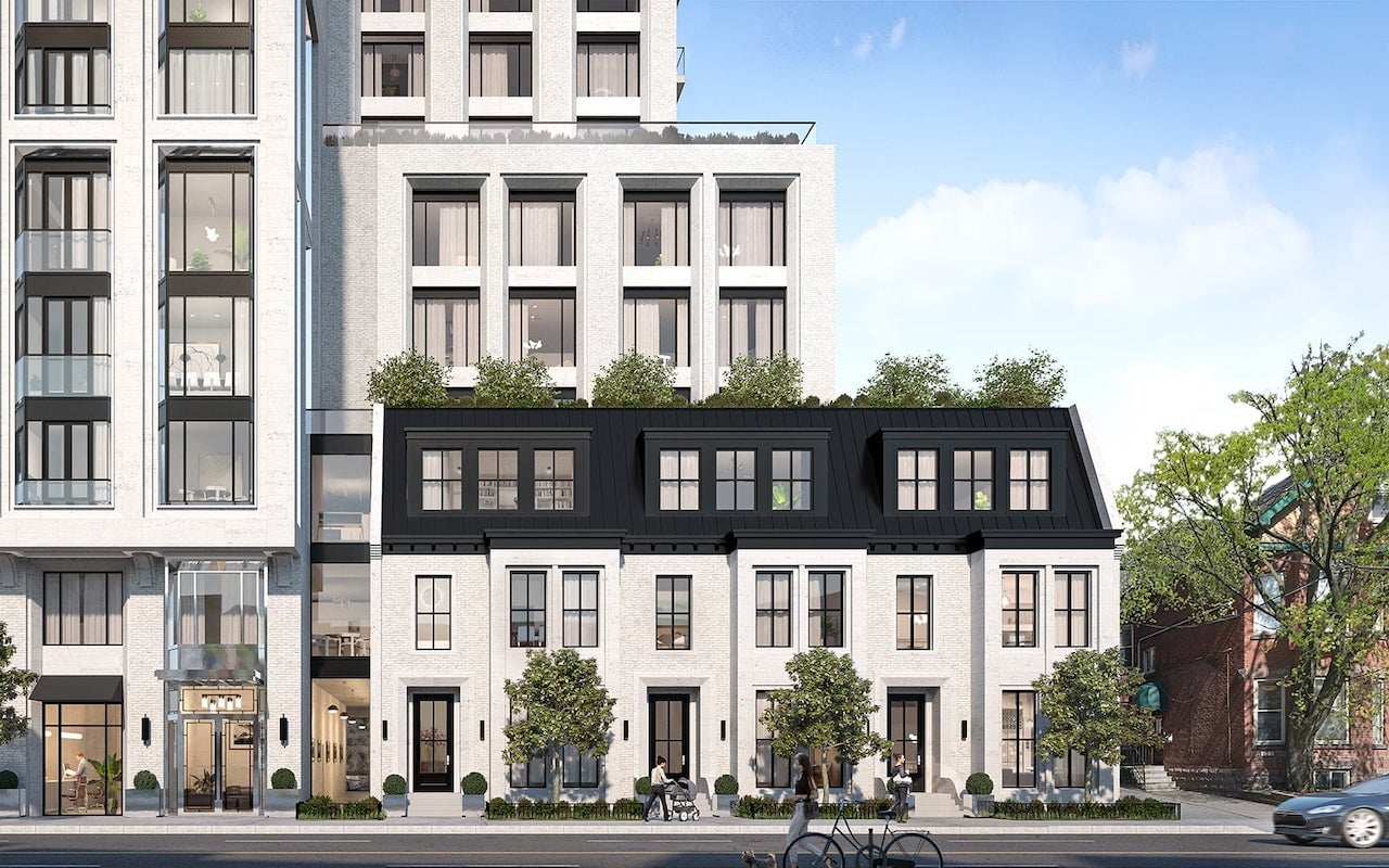 Rendering of 287 Davenport Condos townhomes