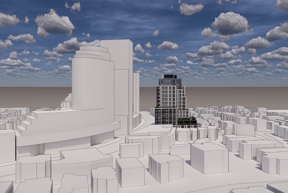 Rendering of 287 Davenport Condos perspective 1
