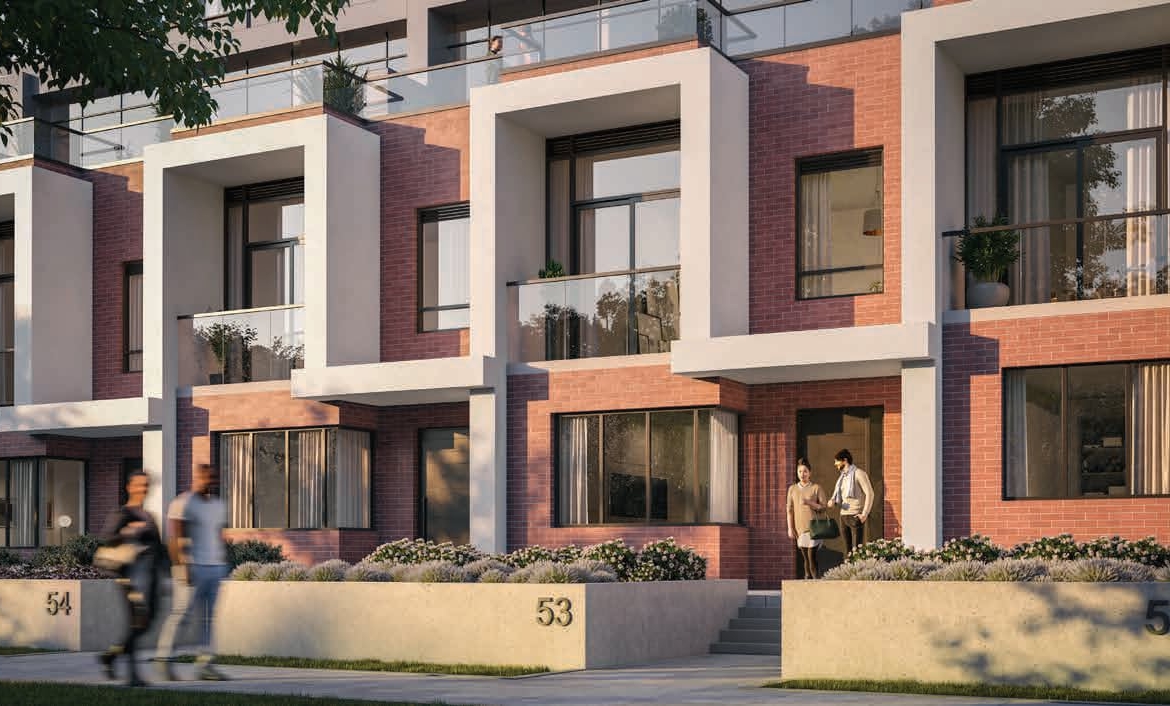 Rendering of 79825 Condos Exterior modern townhomes