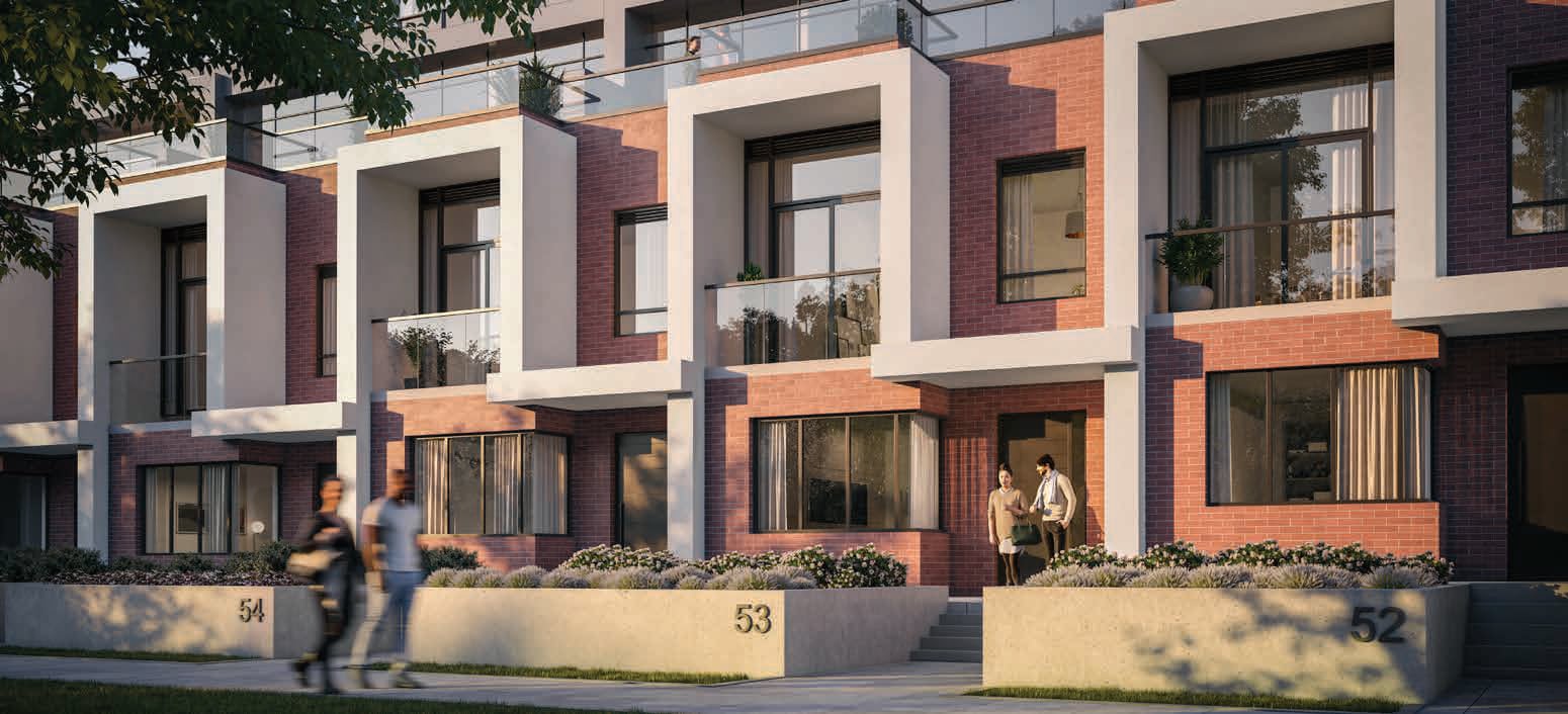 Rendering of 79825 Condos Exterior modern townhomes