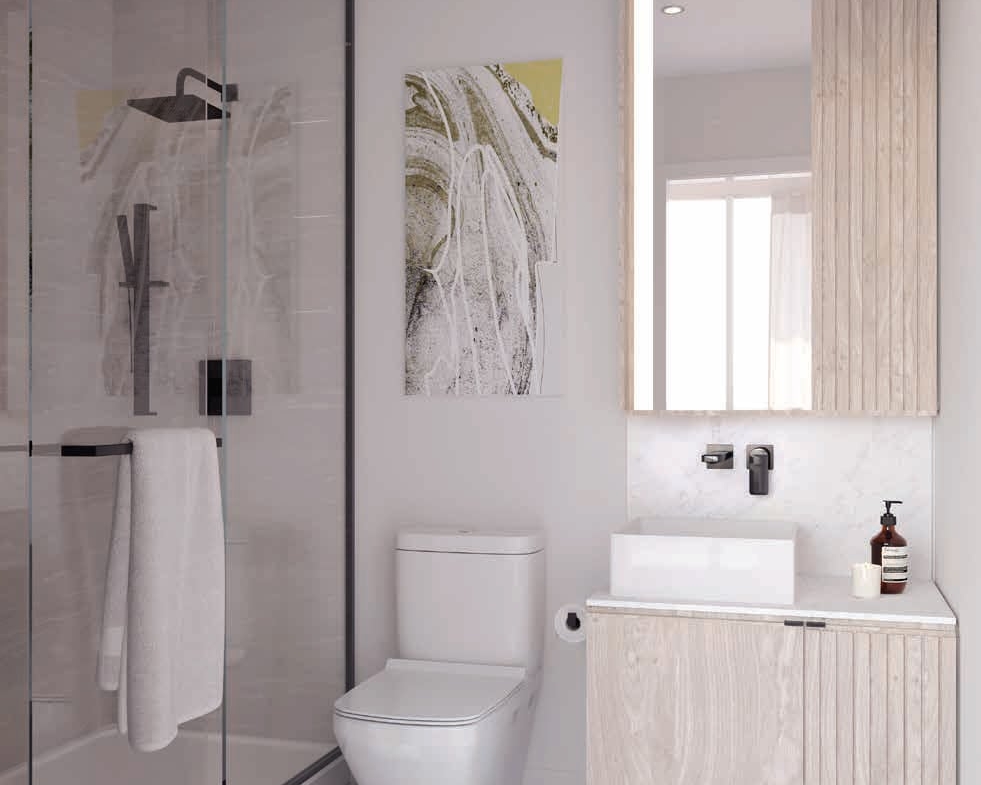 Rendering of 79825 Condos Interior suite bathroom