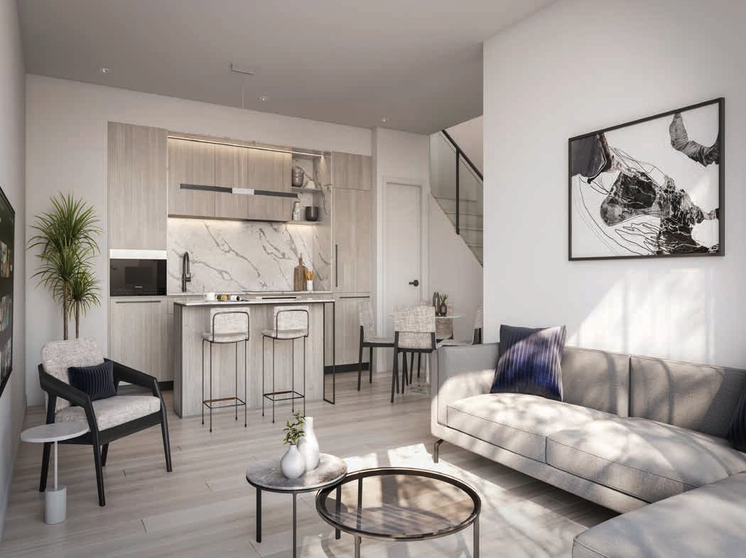 Rendering of 79825 Condos Interior suite open-concept