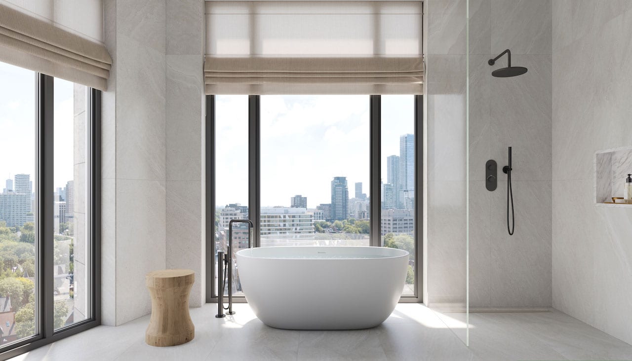 Rendering of The Bedford ensuite tub