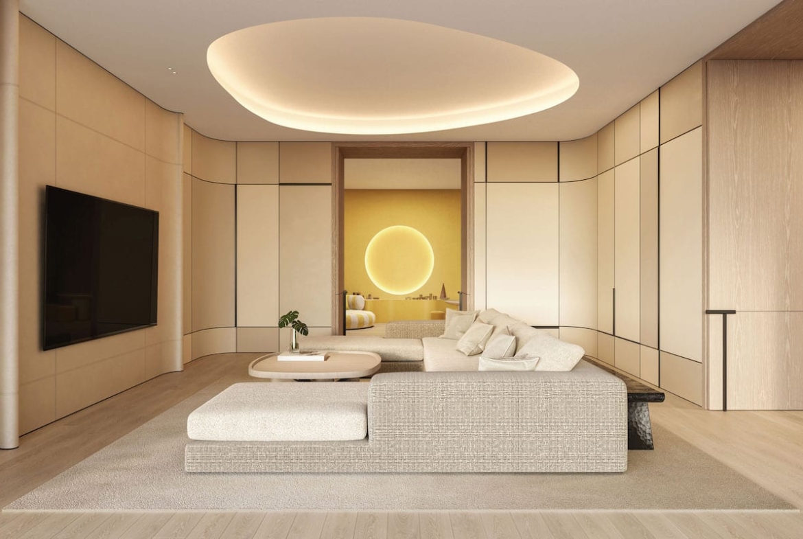 Rendering of The Bedford lounge