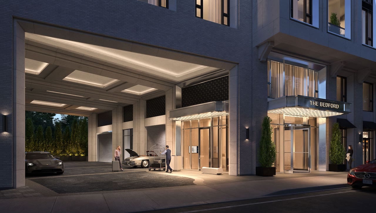 Rendering of The Bedford portico