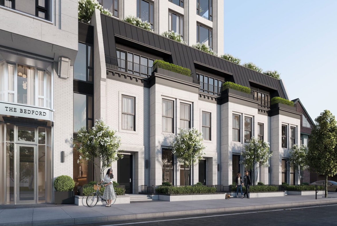 Rendering of The Bedford towhomes