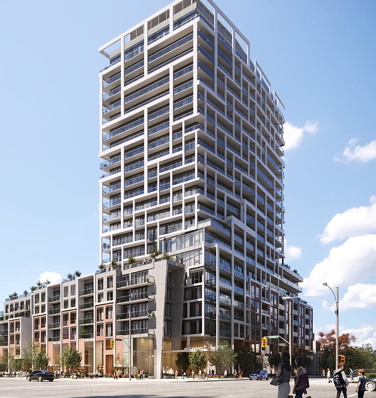 Rendering of Y9825 Condos exterior full view