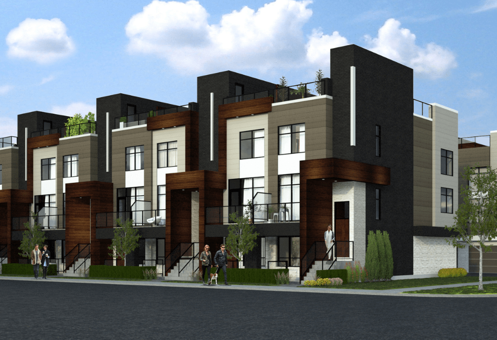 Rendering of Johnathan Towns exterior during the day