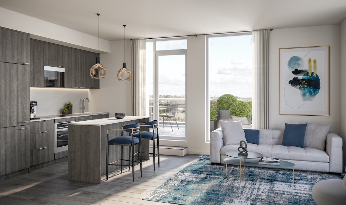 Rendering of The Wilmot Condos Interior suite