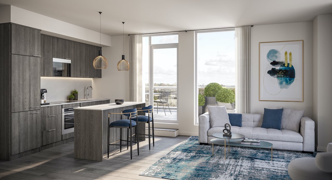 Rendering of The Wilmot Condos Interior suite