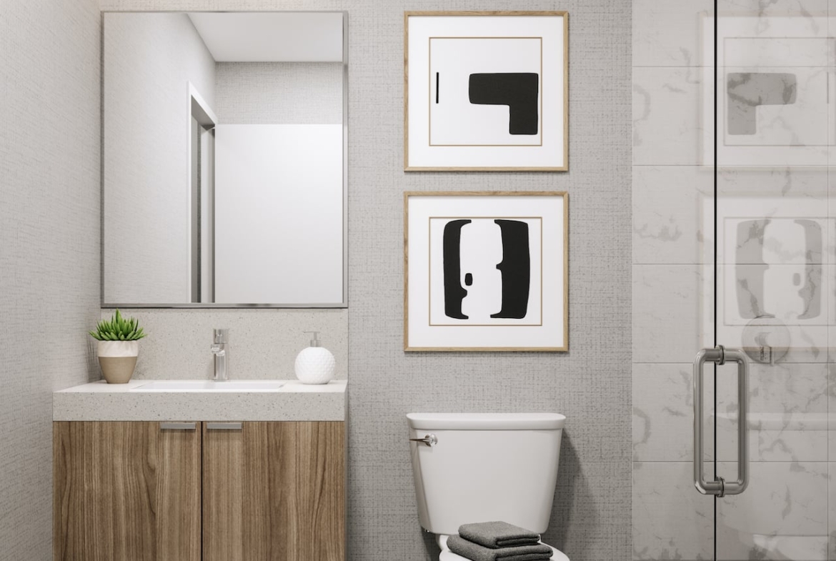 Rendering of The Wilmot Condos Interior ensuite