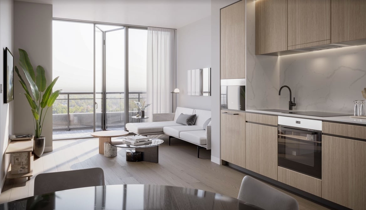 Rendering of Y9825 Condos suite interior