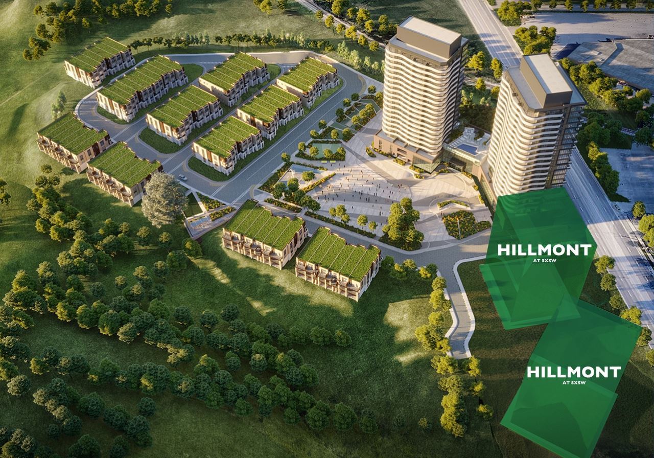 Hillmont at SXSW aerial site overview
