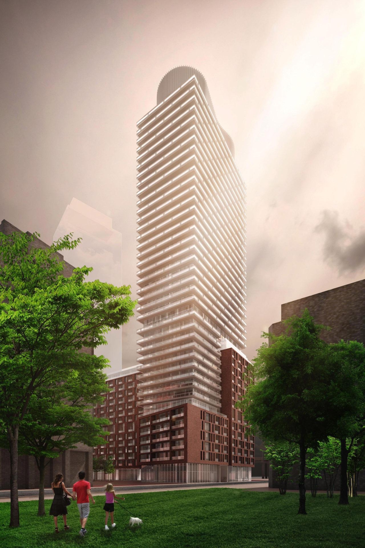Rendering of 33 Parliament Condos exterior old version 7
