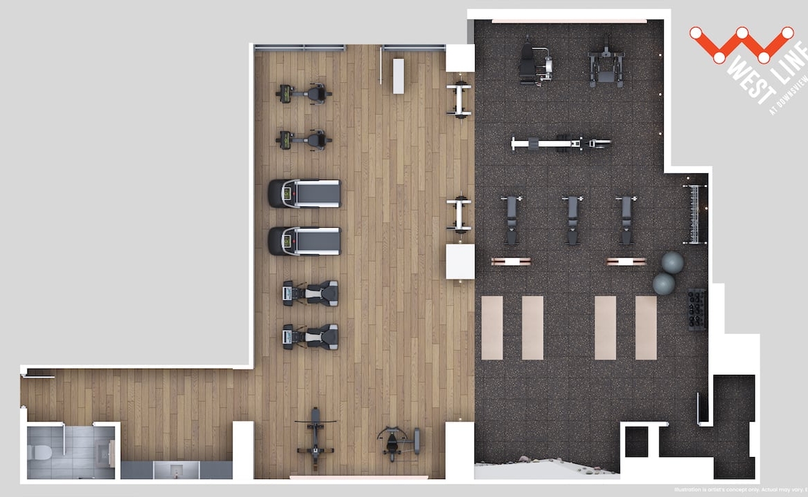 WestLine Condos amenity plan