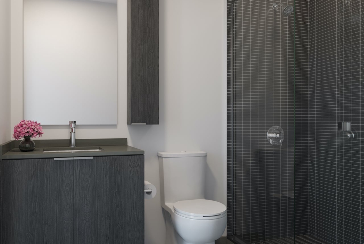 Rendering of Arte Residences bathroom ombre