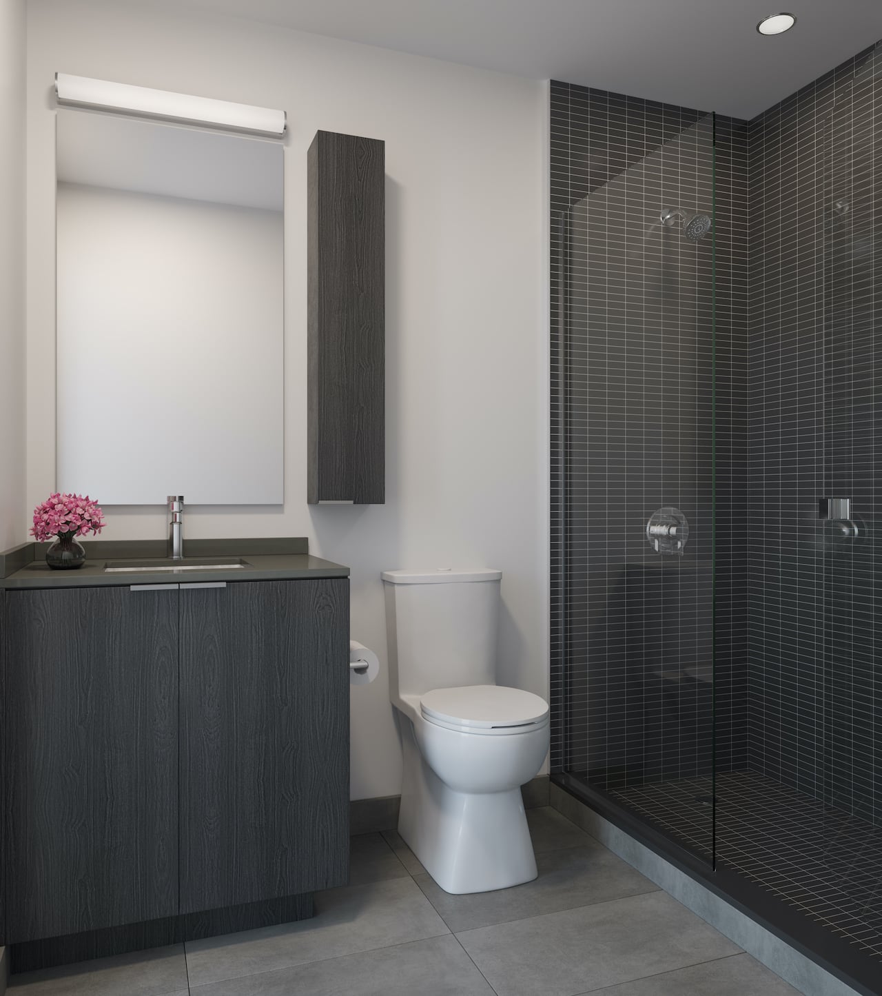 Rendering of Arte Residences bathroom ombre