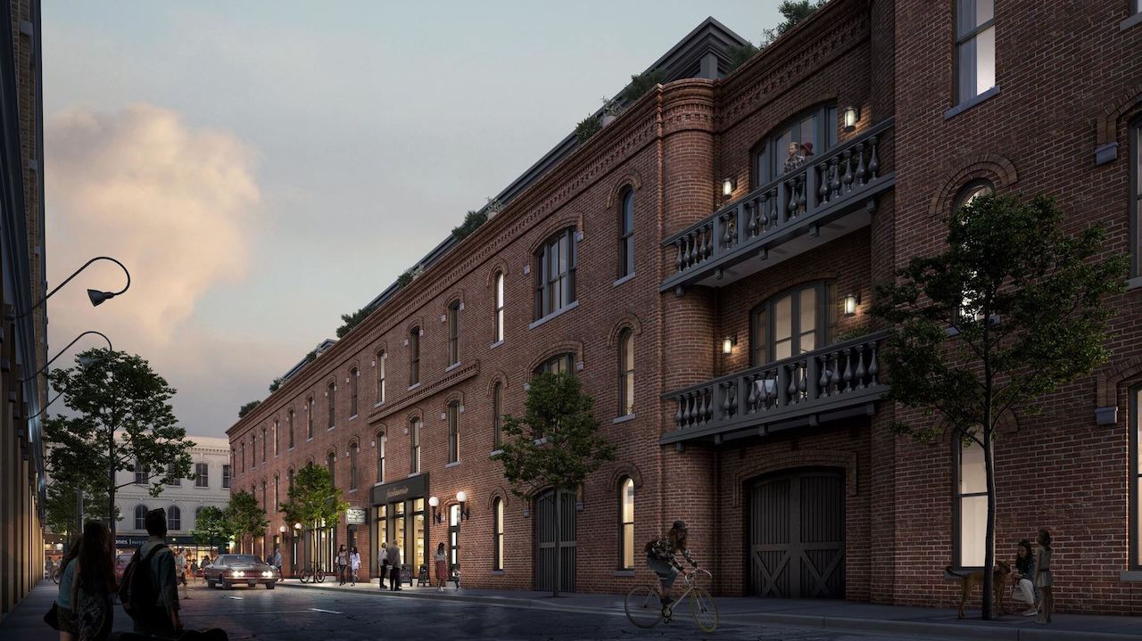 Rendering of The Walton Residences exterior side view