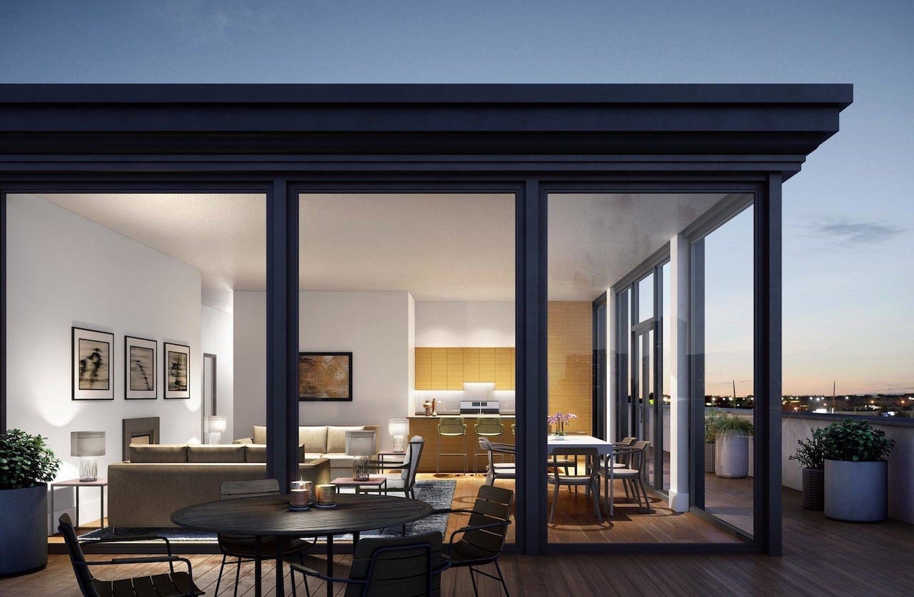 Rendering of The Walton Residences exterior terrace