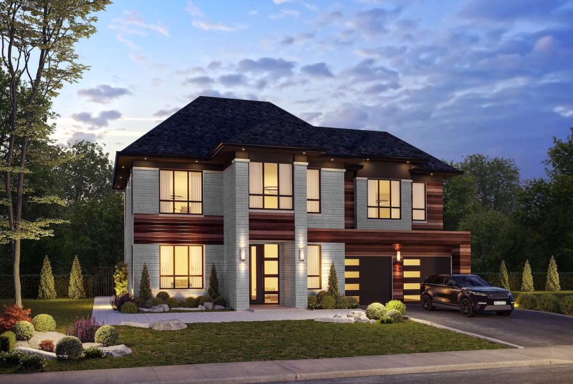 Rendering of Upper Vista Muskoka Healey Two Storey Home