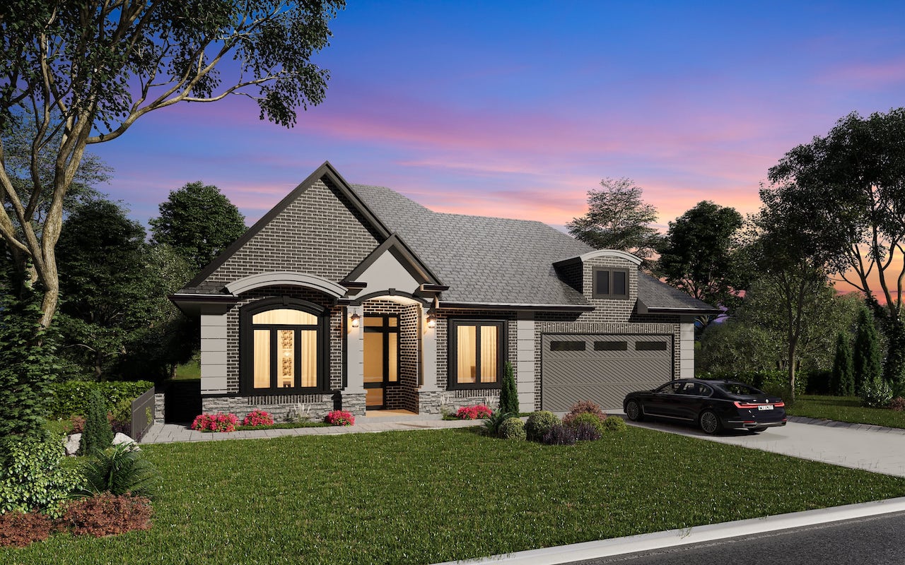 Rendering of Upper Vista Muskoka Joseph Bungalow Home