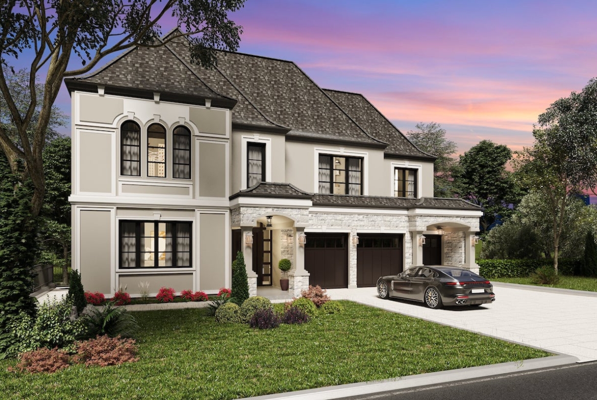 Rendering of Upper Vista Muskoka Pine Two Storey Home