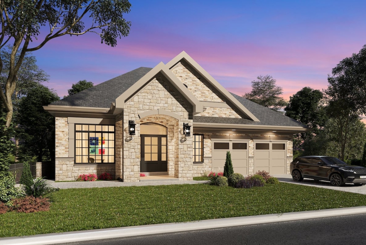 Rendering of Upper Vista Muskoka Silver Bungalow Home