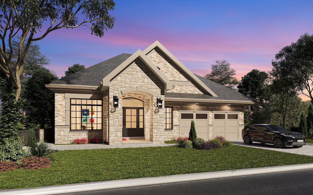 Rendering of Upper Vista Muskoka Silver Bungalow Home