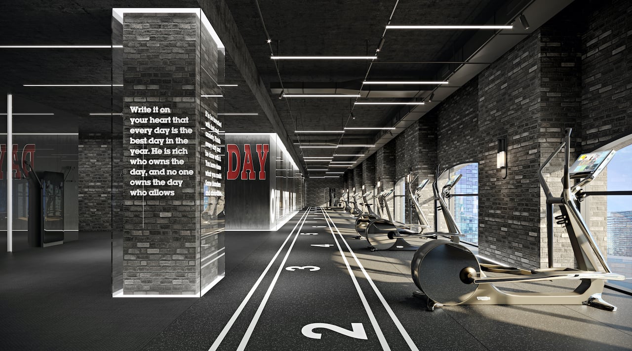 Rendering of Natasha Residences gym