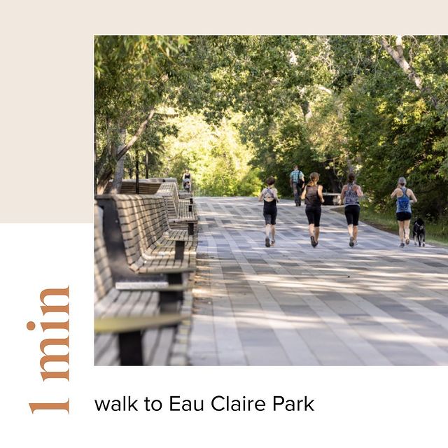 First & Park is 1 min from Eau Claire Park