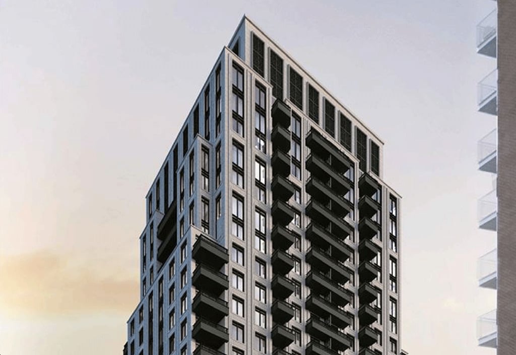 Rendering of 438 Avenue Road Condos exterior upper half