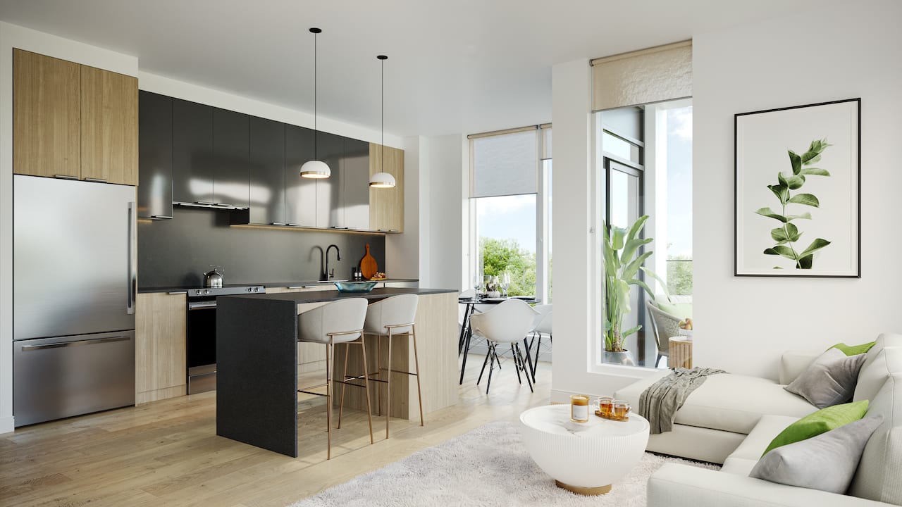 Rendering of Martha James suite interior version 2