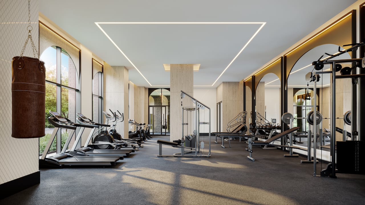 Rendering of Martha James fitness wellness centre